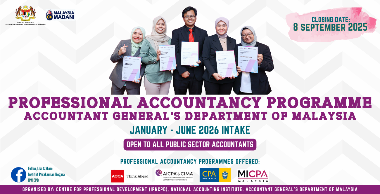 Pelawaan Mengikuti Program Pengajian Dalam Badan Profesional Perakaunan Jabatan Akauntan Negara Malaysia (JANM) Bagi Sesi Januari – Jun 2026