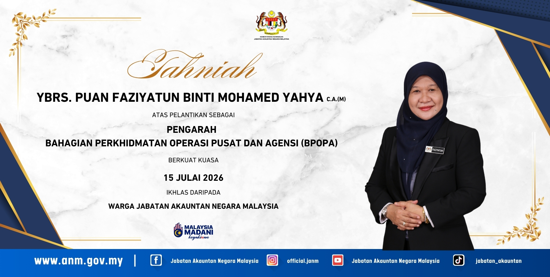 Tahniah P BPOPA