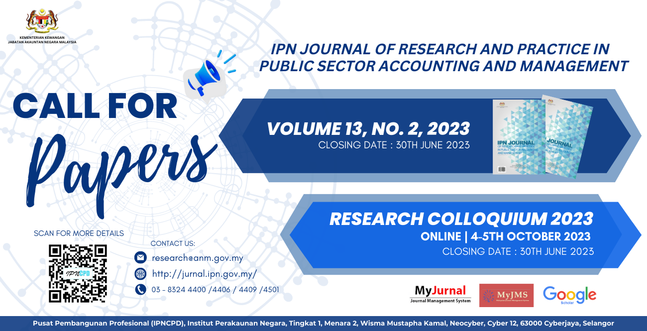  IPN Journal Of Research And Practice In Public Sector Accounting And Management