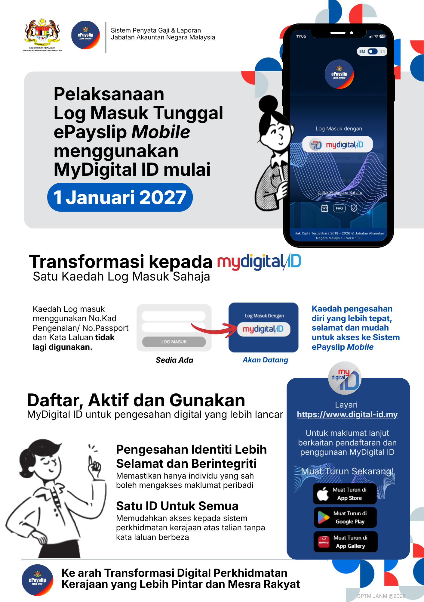 ePayslip Mobile Single Sign On